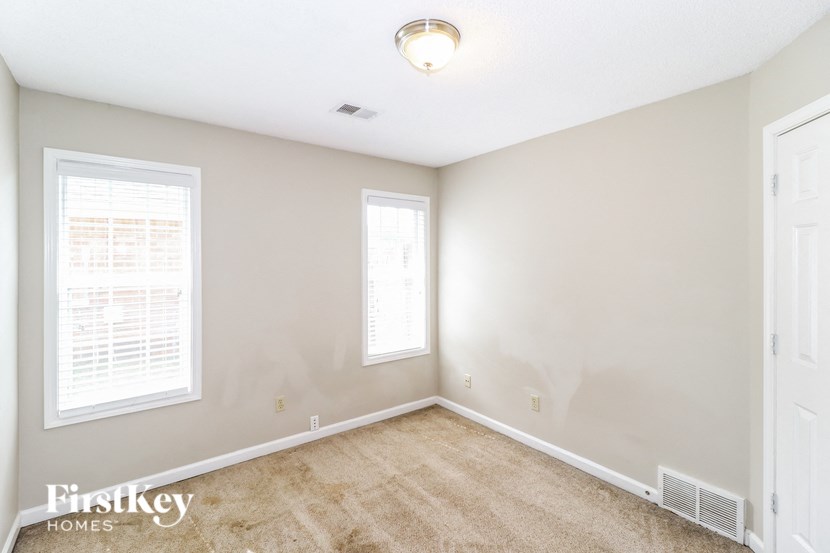 the living room is clean and ready for us to move in