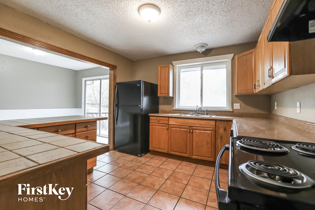 the kitchen is clean and ready for us to use