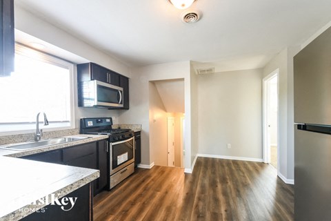 the preserve at cardinal heights apartment kitchen and living room