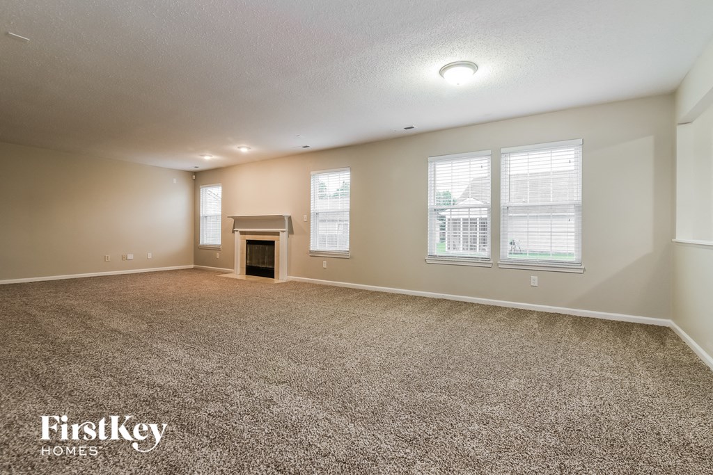 the living room is spacious and ready for you to use