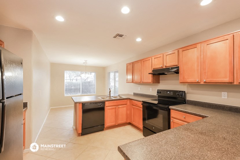 the kitchen is clean and ready for us to use