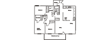 3 Bedrooms, 2 Bathrooms