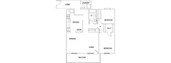2 Bedroom Corner