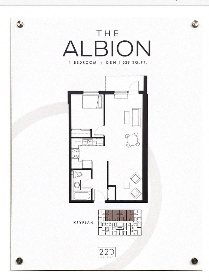 floor plan of the albion residences