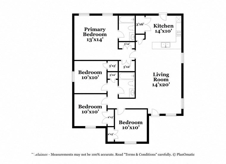 a floor plan of a house with a bedroom and a living room
