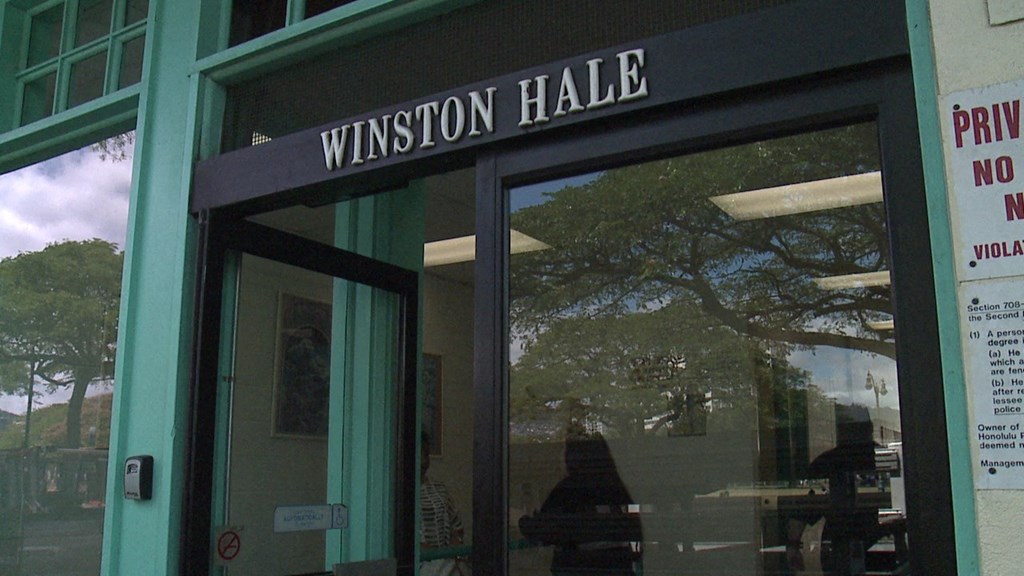 the front store window