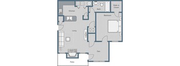 Crossroads Floor Plan at SoCO Apartments at Vinings, Smyrna, GA, 30080