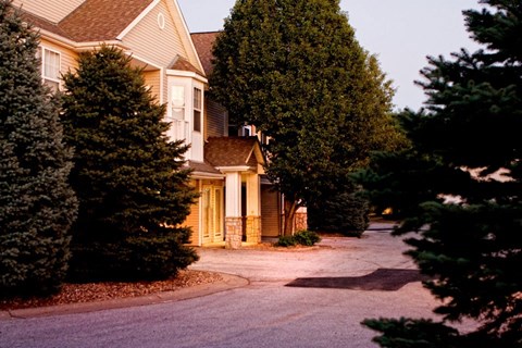 Evening Lights on the Villa