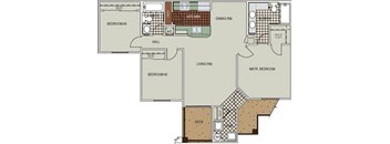 3 Bedrooms, 2 Bathrooms