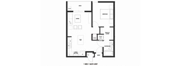 1BR/1BA 45% AMI Millcreek Station