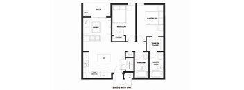 2BR/2BA