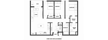 3BR/2BA Market ADA Millcreek Station