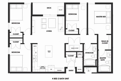 3196 S. Washington Street Studio-4 Beds Apartment, Affordable for Rent - Photo Gallery 26