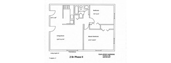 2 Bedroom, 1st Floor