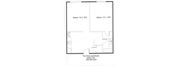 1 Bedroom, 1 Bathroom