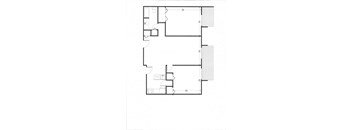 2 BR 2nd floor street side