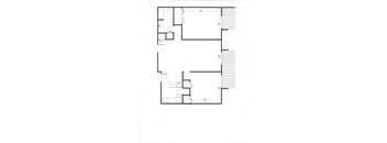 2 BR 3rd floor street side