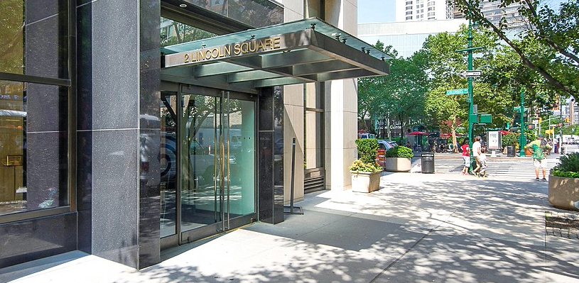 the front of a building on a city street