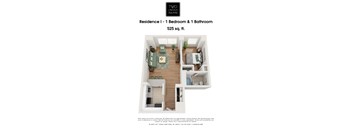 1 Bedroom / 1 Bath / I Line