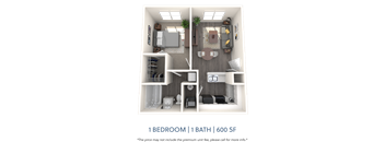 1 Bedroom 1 Bath Small