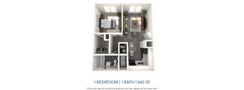 1 Bedroom 1 Bath Medium