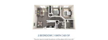 2 Bedroom 1 Bath Medium