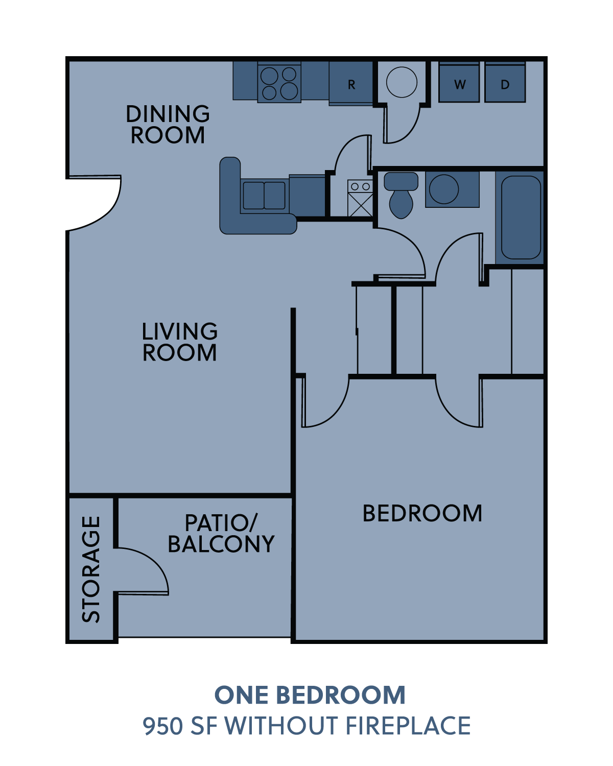 1 bedroom without fireplace 1 bedroom without fireplace