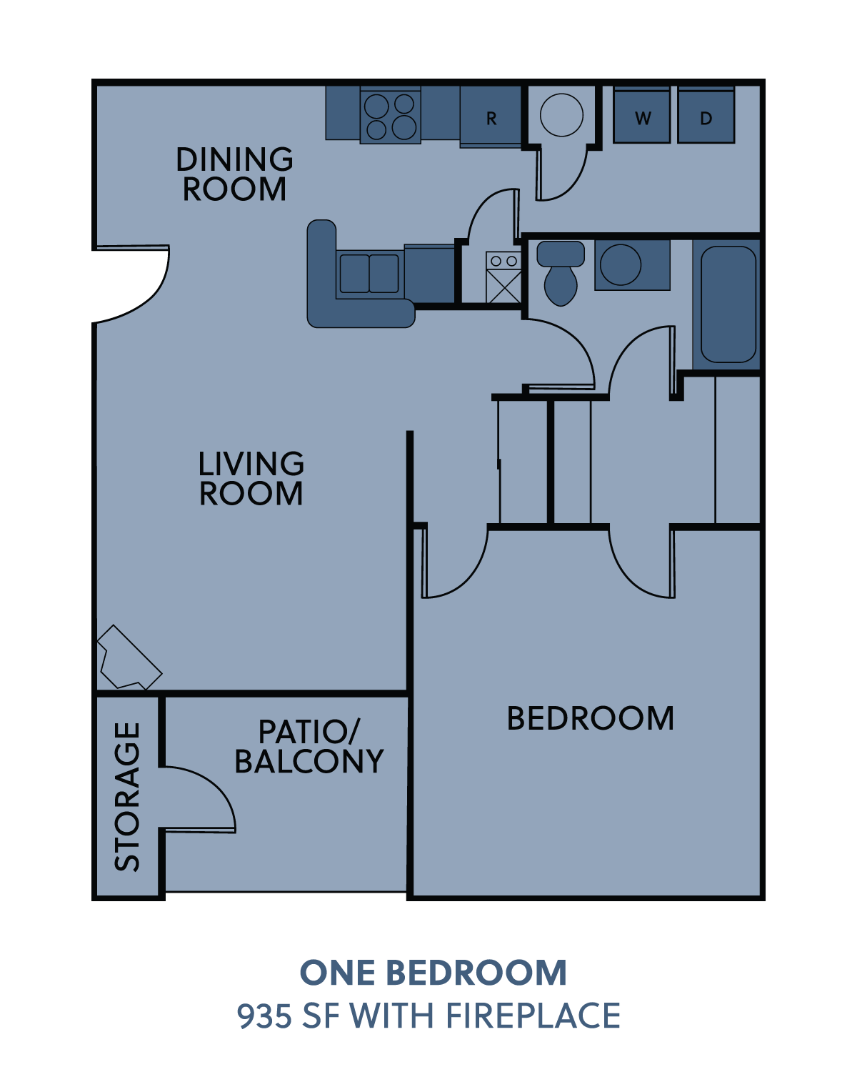 1 bedroom with fireplace 1 bedroom with fireplace