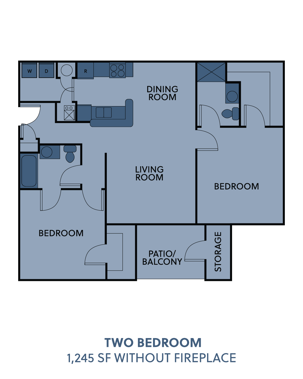 2 bedroom without fireplace 2 bedroom without fireplace