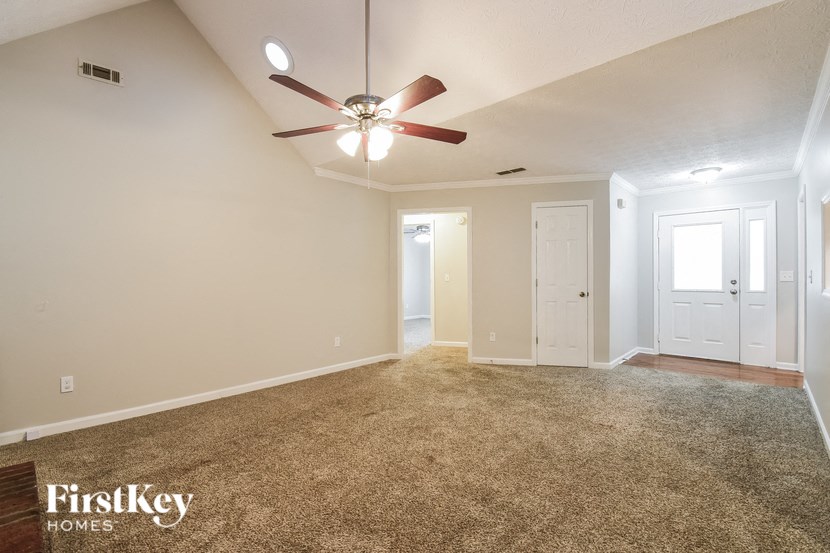 the living room is spacious and ready for you to use