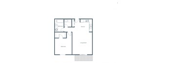 Glen Pond Apartments | One Bedroom Floor Plan D