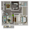 1 Bedroom 1 Bathroom