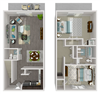 2 Bedroom 1.5 Bathroom