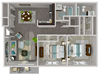 2 Bedroom 2 Bathroom