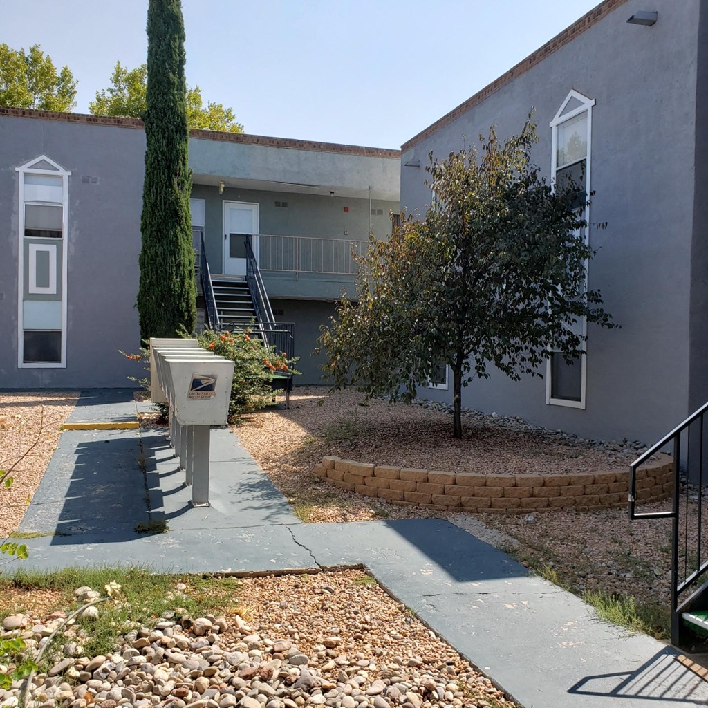 the building where the apartment is located