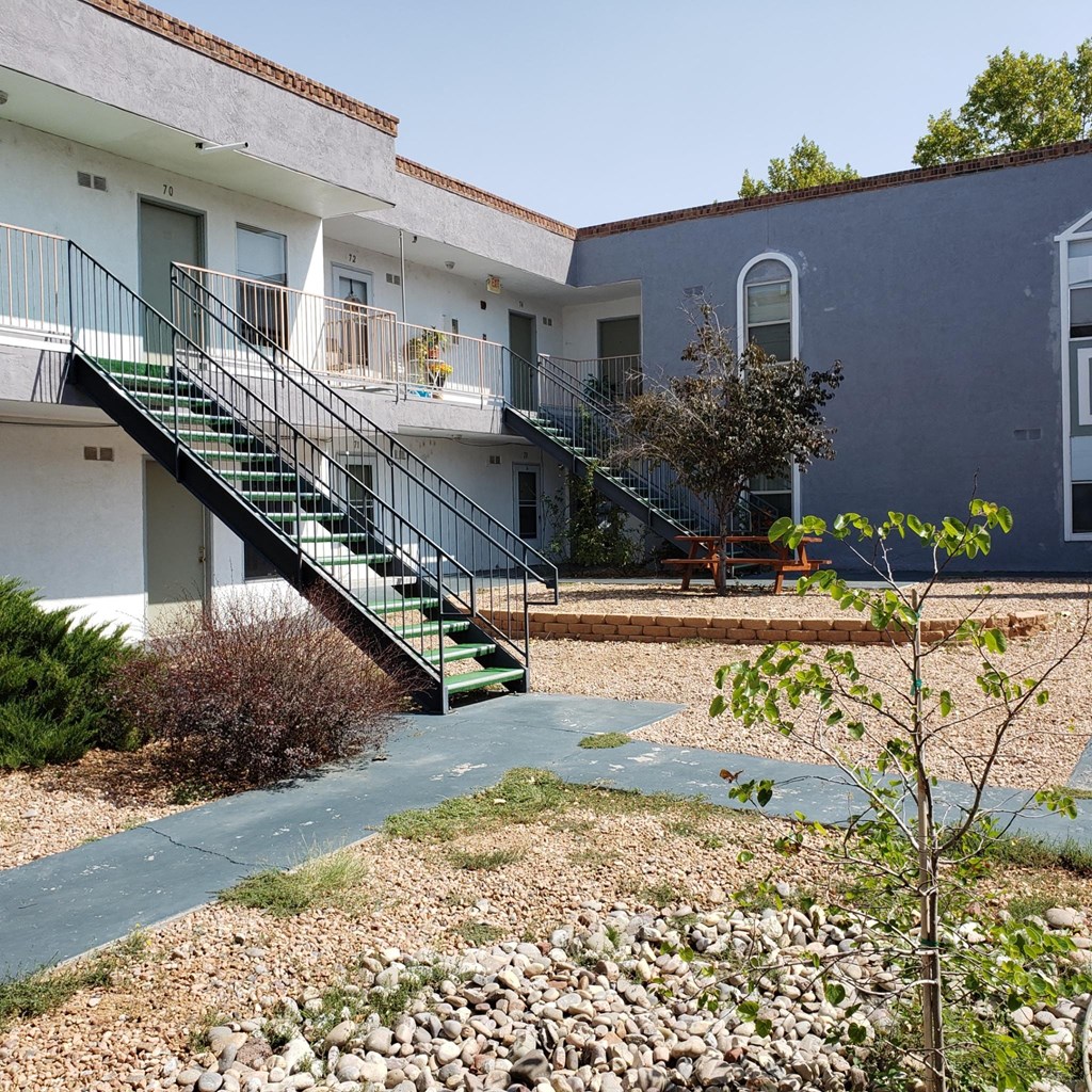 the building where the apartment is located