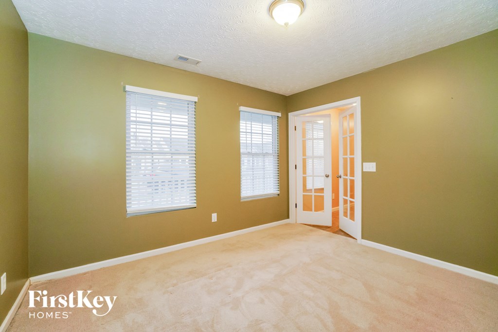 the living room is clean and ready to use