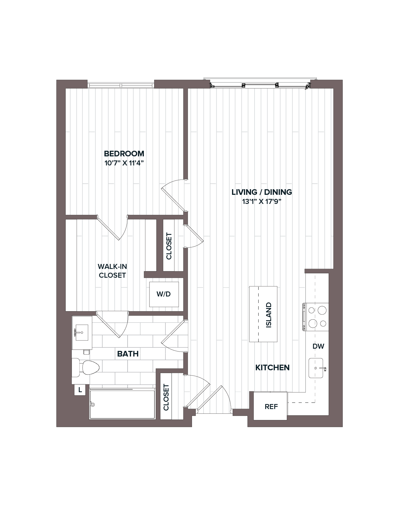 1 Bed/1 Bath - A6 Bldg C