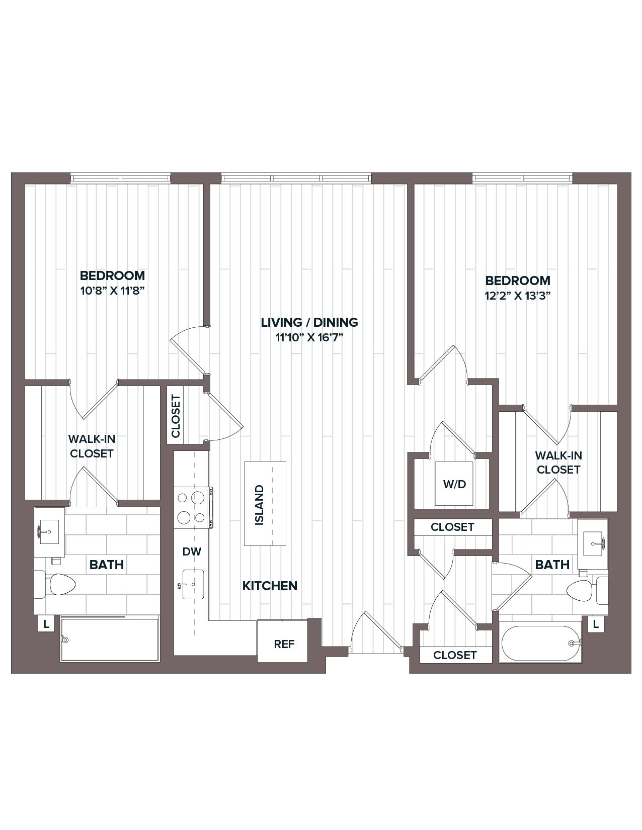 2 Bed/2 Bath - B6 Bldg C