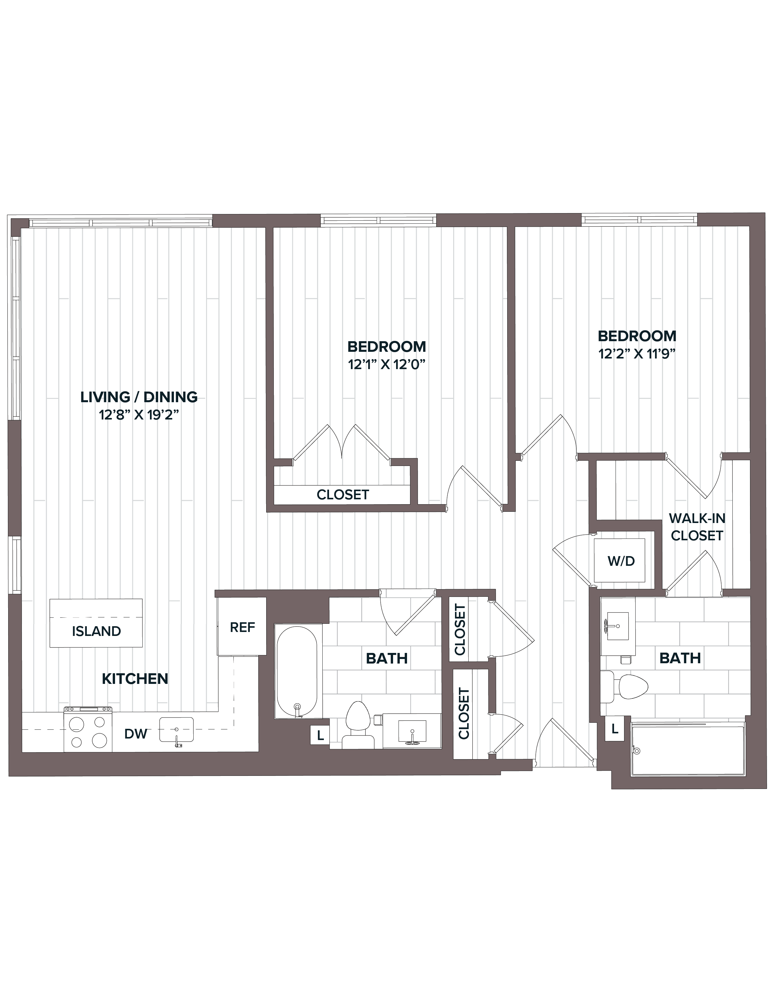 2 Bed/2 Bath - B3 Bldg C
