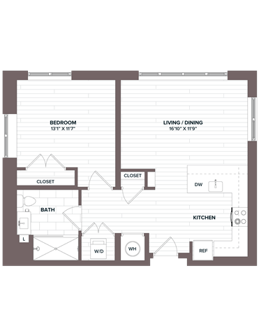 1 Bed/1 Bath - A9 Bldg F