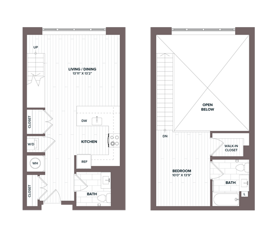 1 Bed/1 Bath Loft - AL1 Bldg F