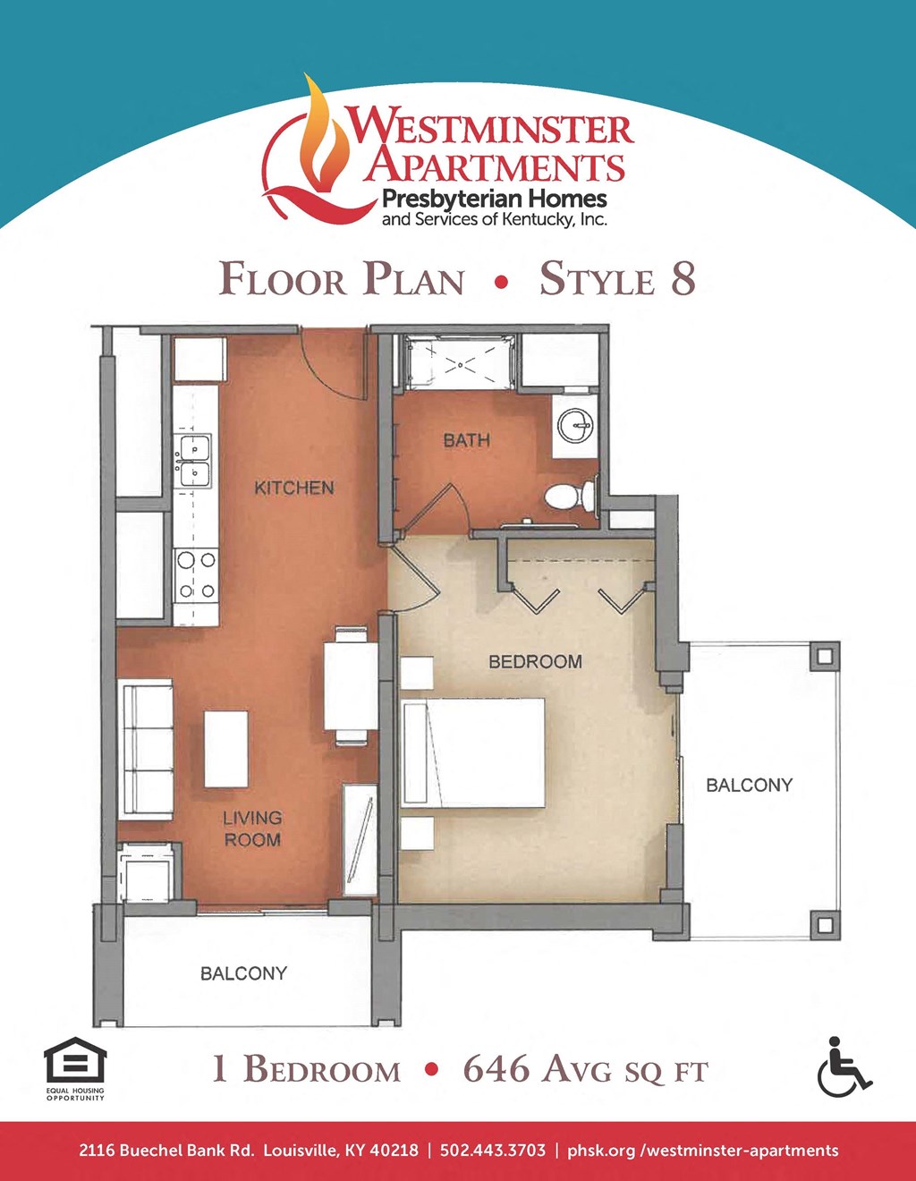 a floor plan of a bedroom apartment