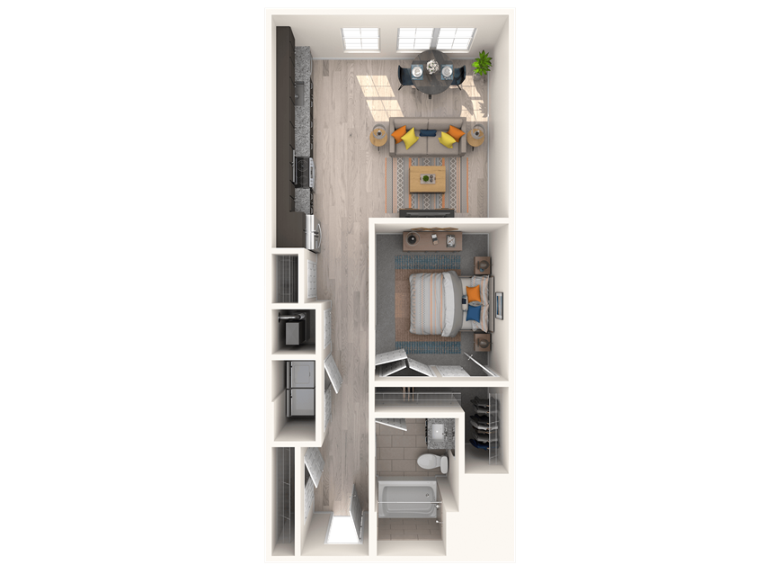 A1 ML Floorplan The Shirley A1 ML Floorplan
