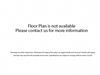 Floor plan of 2 bed, 1 bath, open concept apartments with balcony access