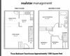 Enjoy luxurious living in modern suites with balcony views Floor plan of 3 bed, 1 bath, upscale unite with views of the city in Tamarack Woods in Barrie, ON