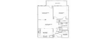 1 bed, 1 bath, balcony and amenity access