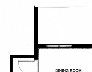 One bedroom, one bathroom apartment layout at Highpoint Kitchener in Kitchener, ON