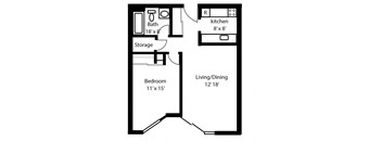 1 bed, 1 bath, spacious single suites at Britannia By The Bay in Ottawa, ON