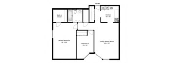 2 bed, 1 bath, generous suites with balcony access at Britannia By The Bay in Ottawa, ON